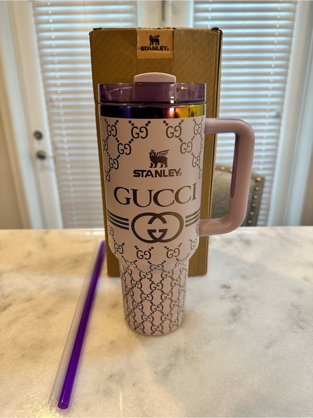 Stanley GUCCI Unique Collaboration 40oz Purple Tumbler